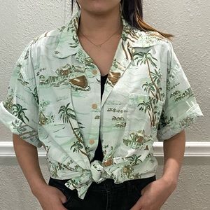 Tropical Hawaiian palm tree shirt Unisex nongender